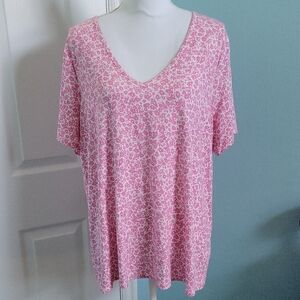 NWT Pink Floral Tee